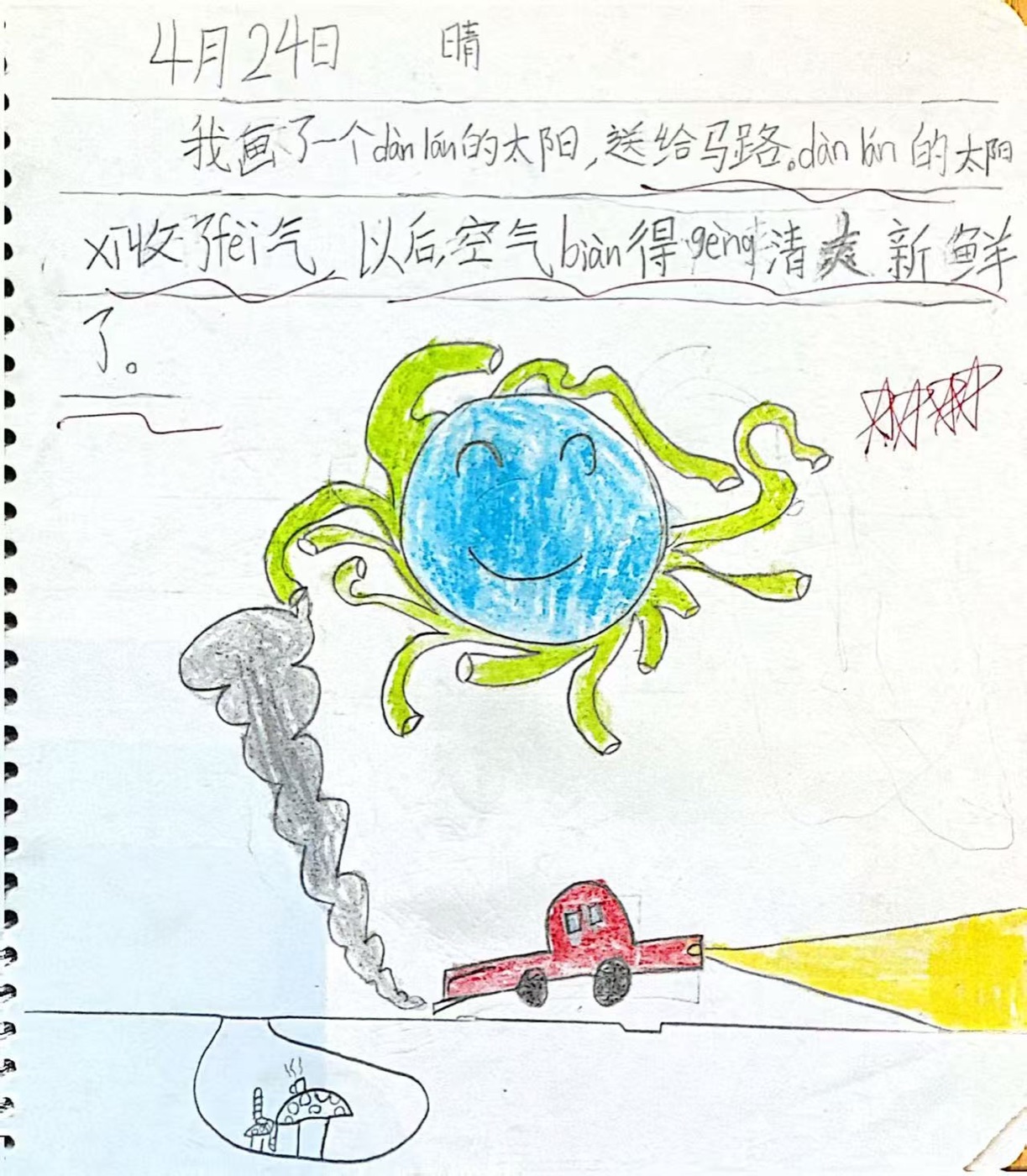 Diary entry: the pale blue sun