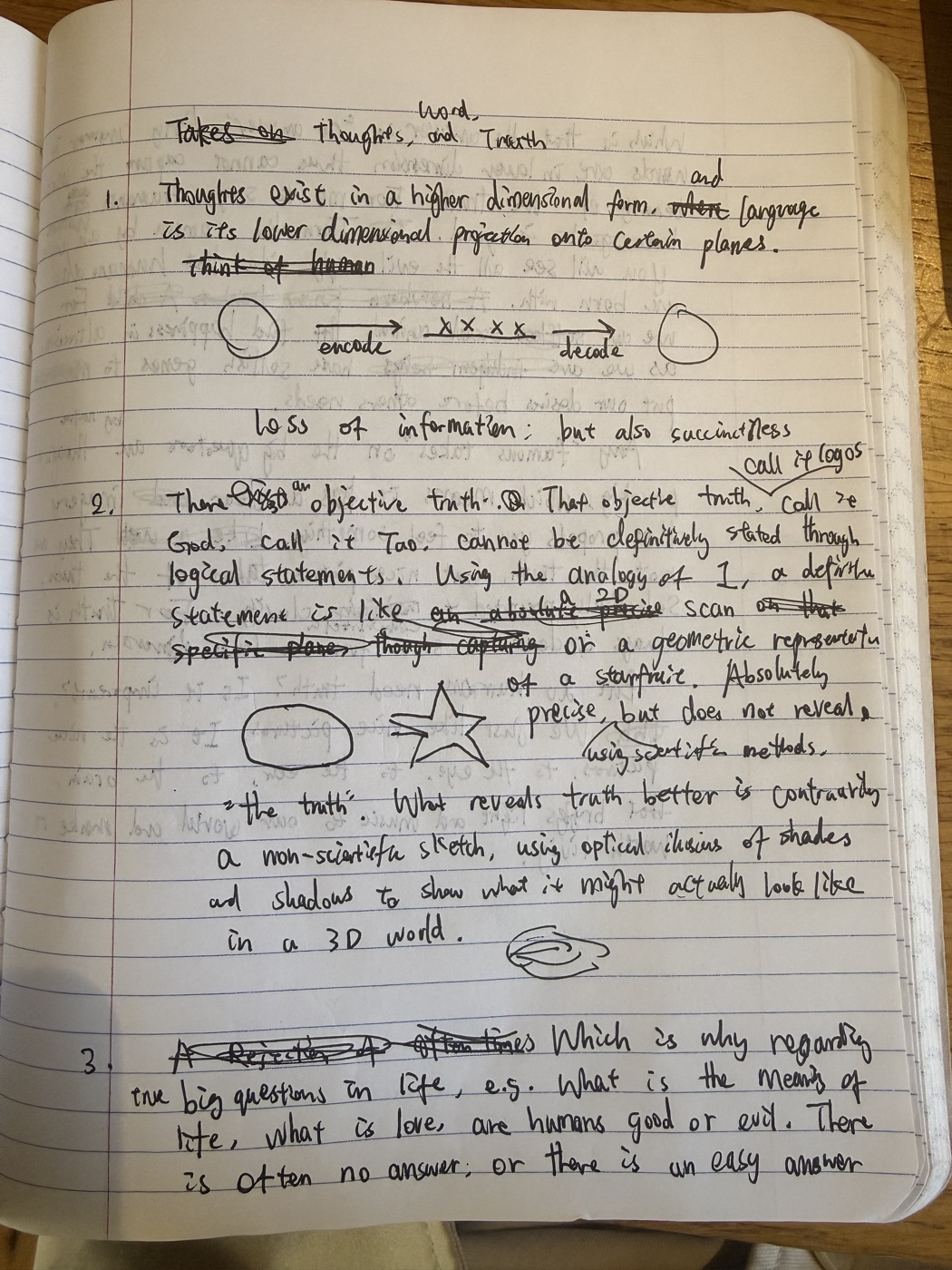 First draft, page 1